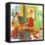 A New School-Imogene M. McPherson -Framed Stretched Canvas