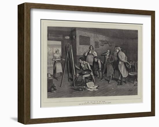 A New Sign for an Old Score-Henry Gillard Glindoni-Framed Giclee Print