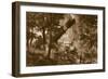A New Union of Forest Giants, Mammoth French Howitzer Articulates the Will of France-null-Framed Giclee Print