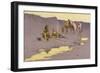 A New Year on the Cimarron-Frederic Sackrider Remington-Framed Premium Giclee Print