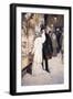 A New Year's Nocturne, New York, 1892-Childe Hassam-Framed Premium Giclee Print