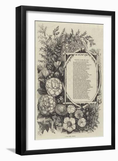 A New Year's Wreath-Thomas Sulman-Framed Giclee Print