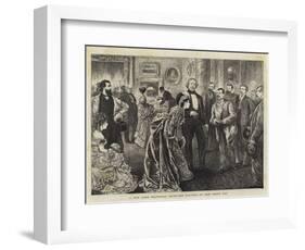 A New York Politician Receiving Visitors on New Year's Day-null-Framed Giclee Print