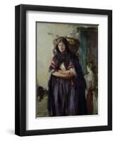 A Newhaven Fishwife-Alexander Ignatius Roche-Framed Giclee Print