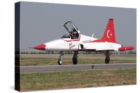 A Nf-5A of the The Turkish Stars Aerobatic Display Team-Stocktrek Images-Stretched Canvas