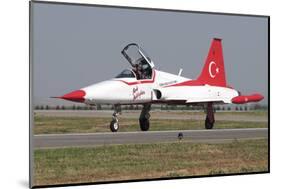 A Nf-5A of the The Turkish Stars Aerobatic Display Team-Stocktrek Images-Mounted Photographic Print