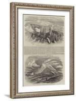 A Night Ascent of Etna-null-Framed Giclee Print