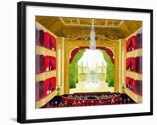 A Night at the Ballet-Mark Baring-Framed Giclee Print