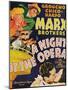 A Night At the Opera, 1935, Directed by Sam Wood-null-Mounted Giclee Print