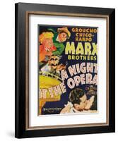 A Night At the Opera, 1935, Directed by Sam Wood-null-Framed Giclee Print