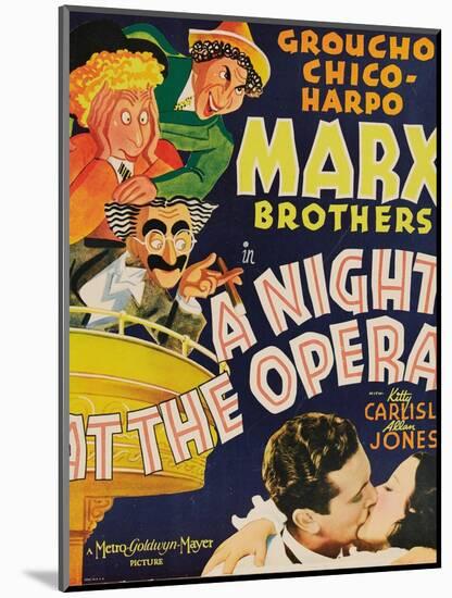 A Night At the Opera, 1935, Directed by Sam Wood-null-Mounted Giclee Print