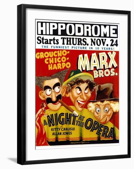 A Night At The Opera, 1935-null-Framed Art Print