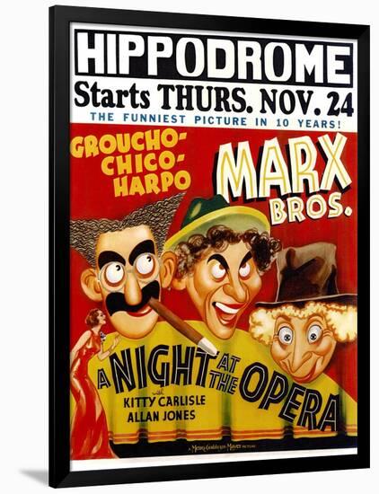 A Night At The Opera, 1935-null-Framed Art Print