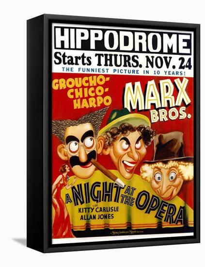 A Night At The Opera, 1935-null-Framed Stretched Canvas