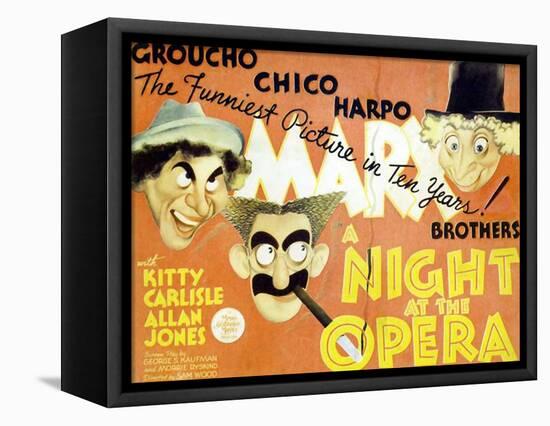 A Night At The Opera, 1935-null-Framed Stretched Canvas