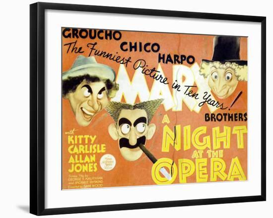 A Night At The Opera, 1935-null-Framed Art Print