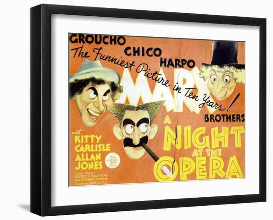 A Night At The Opera, 1935-null-Framed Art Print