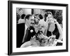 A Night At The Opera, Groucho Marx, Margaret Dumont, 1935-null-Framed Photo