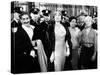 A Night at the Opera, Groucho Marx, Margaret Dumont, Chico Marx, Robert O'Connor, Harpo Marx, 1935-null-Stretched Canvas