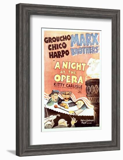 A Night at the Opera - Movie Poster Reproduction-null-Framed Photo