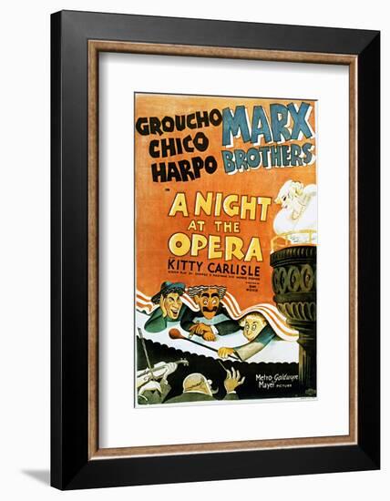 A Night at the Opera - Movie Poster Reproduction-null-Framed Photo