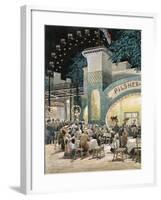 A Night at Vienna Prater-null-Framed Giclee Print