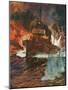 'A Night Attack. Torpedo-Boats at Work', c1918 (1919)-Charles Dixon-Mounted Giclee Print