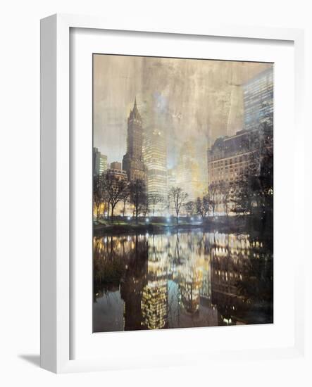 A Night in New York-null-Framed Premium Giclee Print