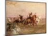 A Night in South Oran; Un Soir Dans Le Sud Oranais, 1923 (Oil on Canvas)-Henri Emilien Rousseau-Mounted Giclee Print