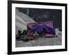 A Night in the Portaledge Climbing El Capitan, Yosemite National Park-Michael Brown-Framed Photographic Print