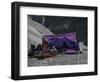 A Night in the Portaledge Climbing El Capitan, Yosemite National Park-Michael Brown-Framed Photographic Print