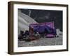 A Night in the Portaledge Climbing El Capitan, Yosemite National Park-Michael Brown-Framed Photographic Print