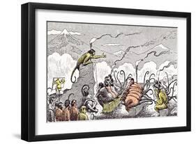 A Night Lecture on Evolution-Edward Tennyson Reed-Framed Giclee Print