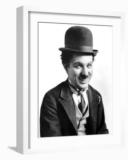 A Night Out, Charlie Chaplin, 1915-null-Framed Art Print