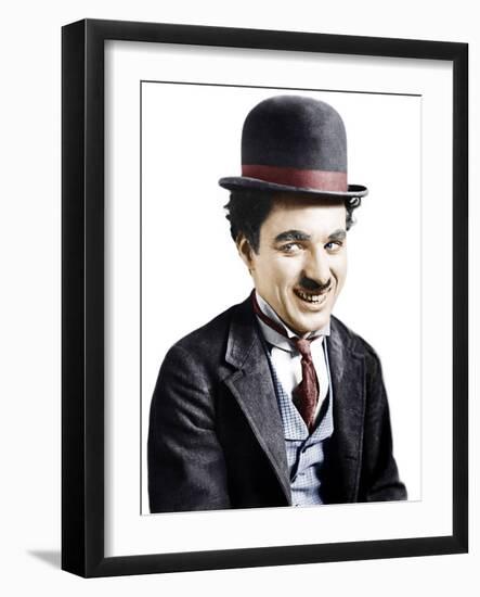 A NIGHT OUT, Charlie Chaplin, (aka Charles Chaplin), 1915-null-Framed Photo