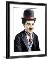 A NIGHT OUT, Charlie Chaplin, (aka Charles Chaplin), 1915-null-Framed Photo