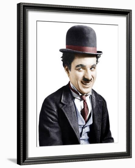 A NIGHT OUT, Charlie Chaplin, (aka Charles Chaplin), 1915-null-Framed Photo