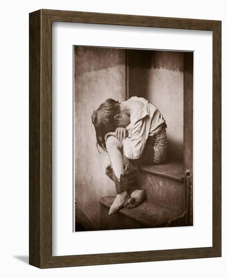 A Night Out, Homeless, C.1857-Oscar Gustav Rejlander-Framed Giclee Print