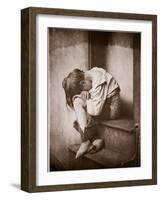 A Night Out, Homeless, C.1857-Oscar Gustav Rejlander-Framed Giclee Print