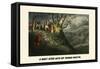 A Night Scene with Sir Thomas Mostyn-Henry Thomas Alken-Framed Stretched Canvas