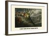 A Night Scene with Sir Thomas Mostyn-Henry Thomas Alken-Framed Art Print