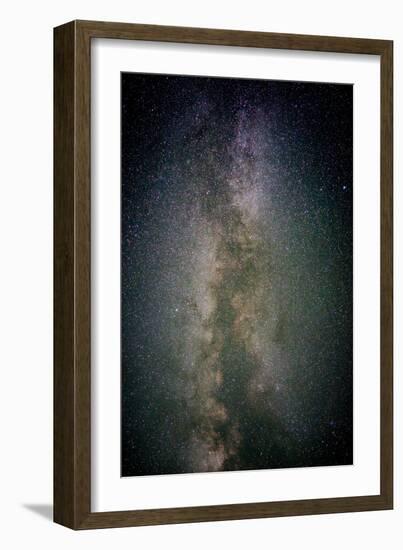 A Night Sky Full of Star and Visible Milky Way-zurijeta-Framed Photographic Print