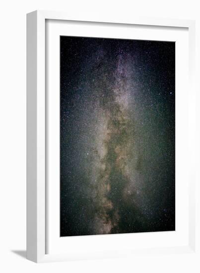 A Night Sky Full of Star and Visible Milky Way-zurijeta-Framed Photographic Print