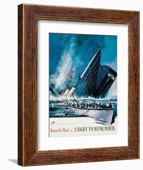 A Night to Remember, 1958-null-Framed Art Print