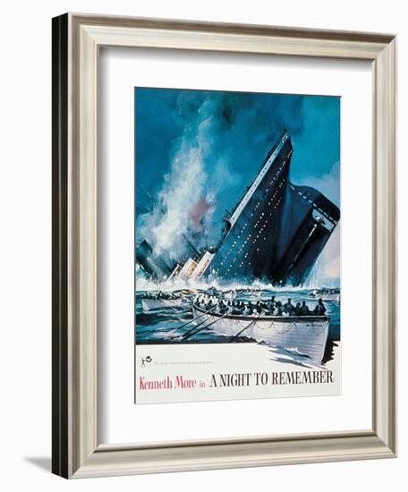 A Night to Remember, 1958-null-Framed Art Print