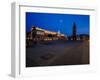 A Night View of the Market Square in Krakow, Poland-Bartkowski-Framed Photographic Print