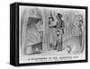 A Nightmare in the Sleeping Car-Currier & Ives-Framed Stretched Canvas