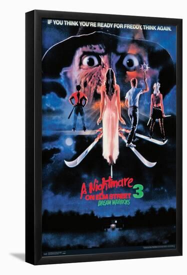 A Nightmare on Elm Street 3: Dream Warriors - One Sheet-Trends International-Framed Poster