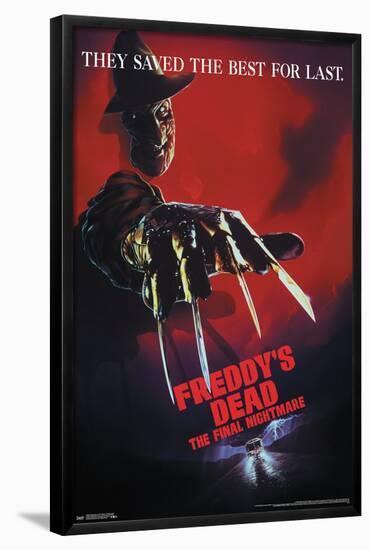 A Nightmare on Elm Street - Freddy's Dead-Trends International-Framed Poster