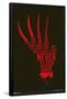 A Nightmare on Elm Street - Hand Text-Trends International-Framed Poster